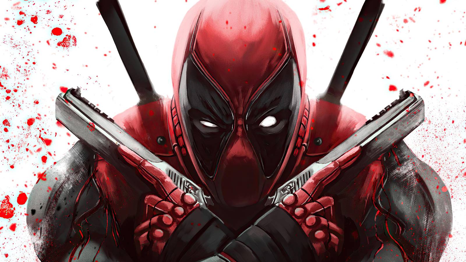 Deadpool Fierce Action Wall Art