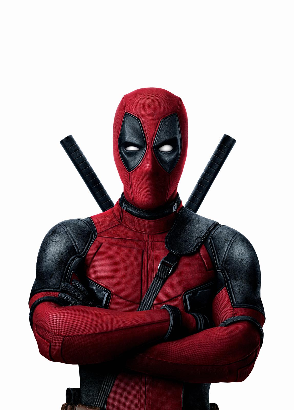 Deadpool Action Pose Red & Black Wall Art