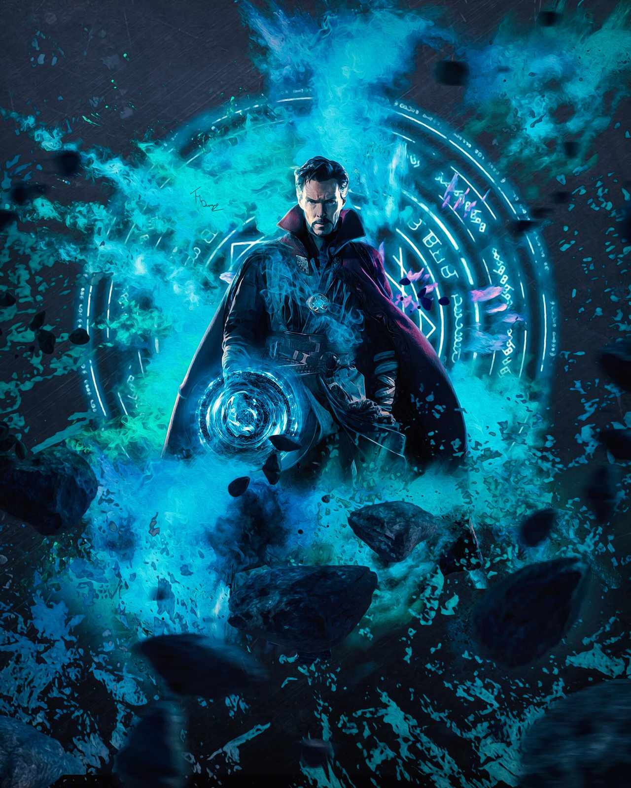 Doctor Strange Mystical Energy Wall Art