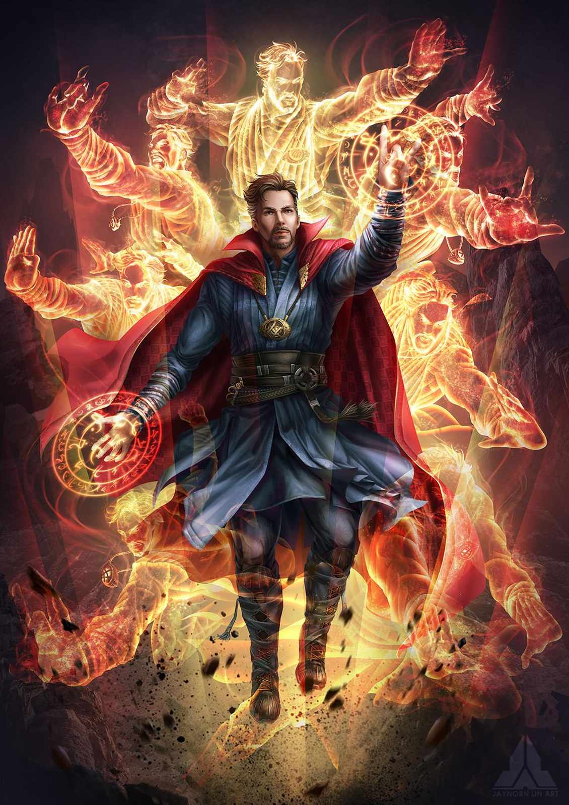 Doctor Strange Multiverse Magic Wall Art