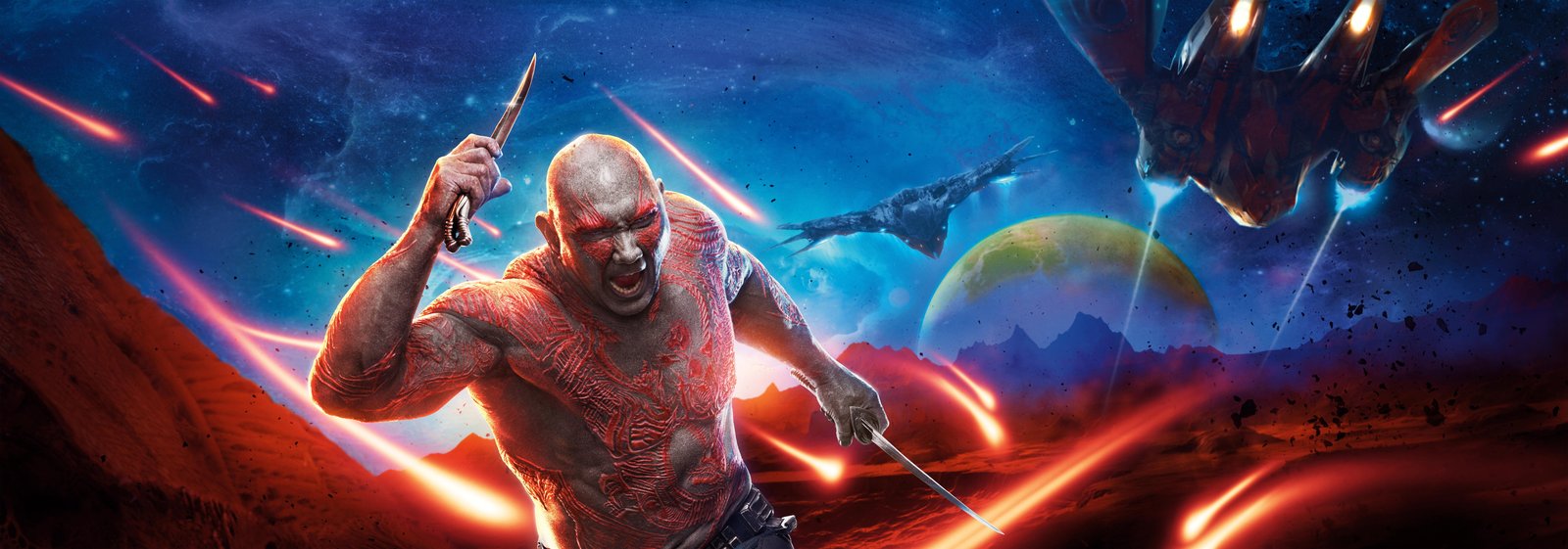 Drax the Destroyer Space Battle Wall Art