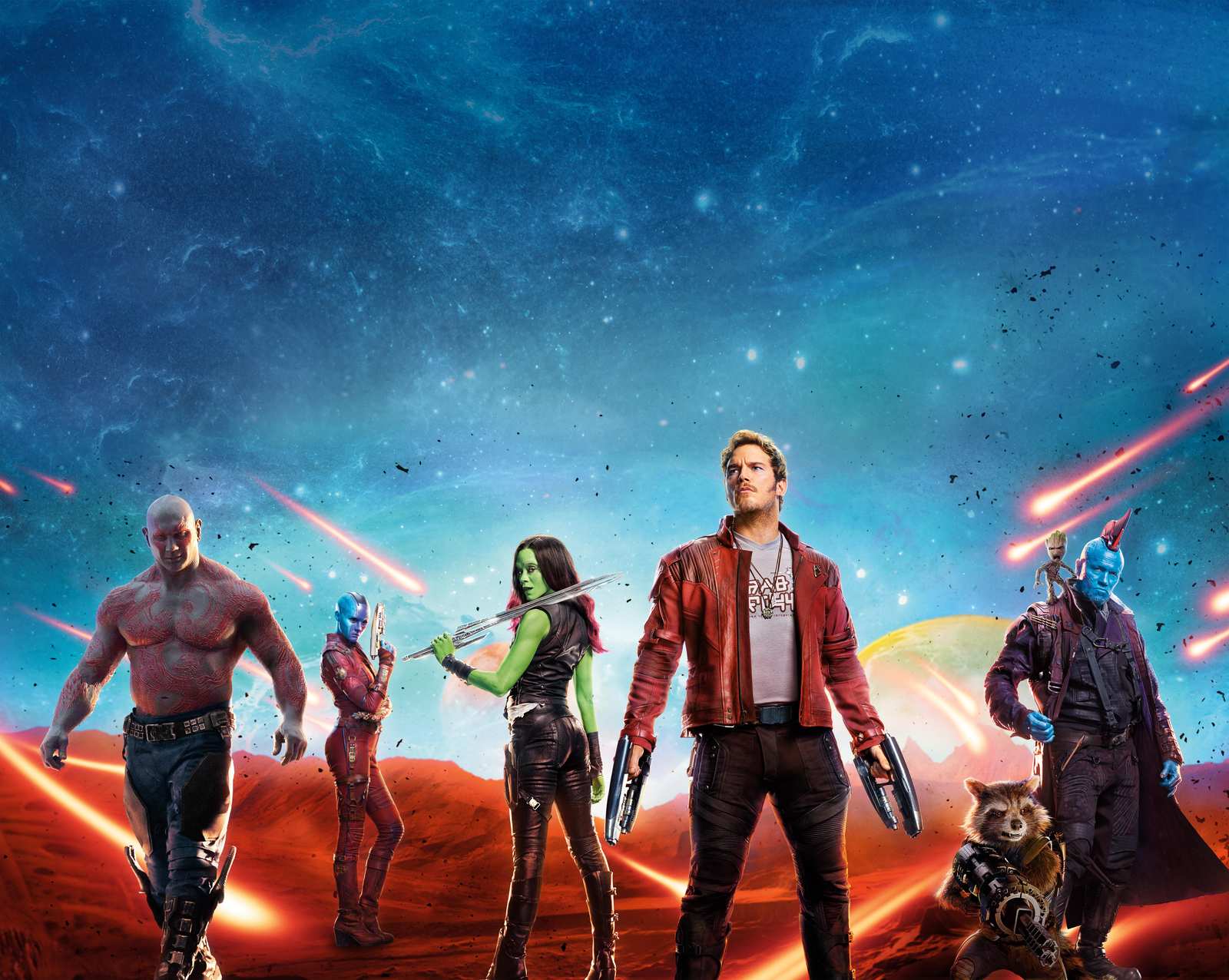 Guardians of the Galaxy Space Battle Wall Art