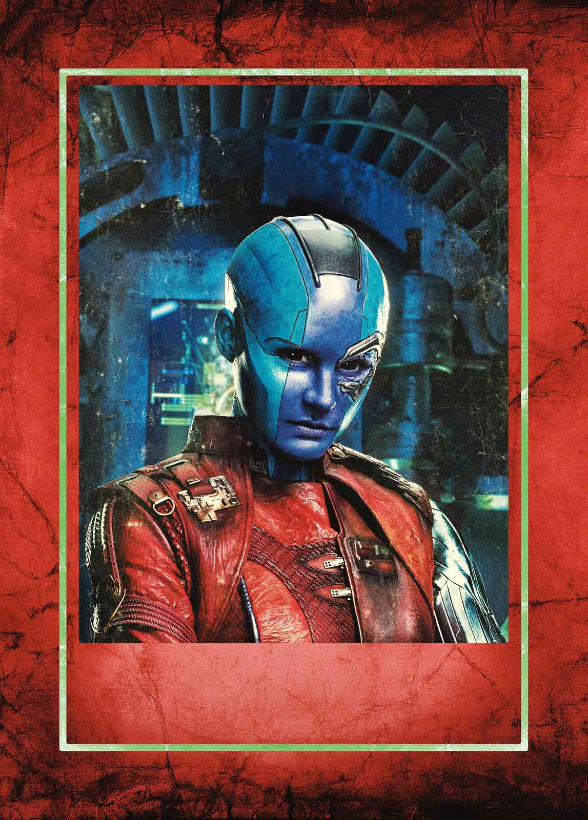 Nebula Cosmic Warrior Wall Art