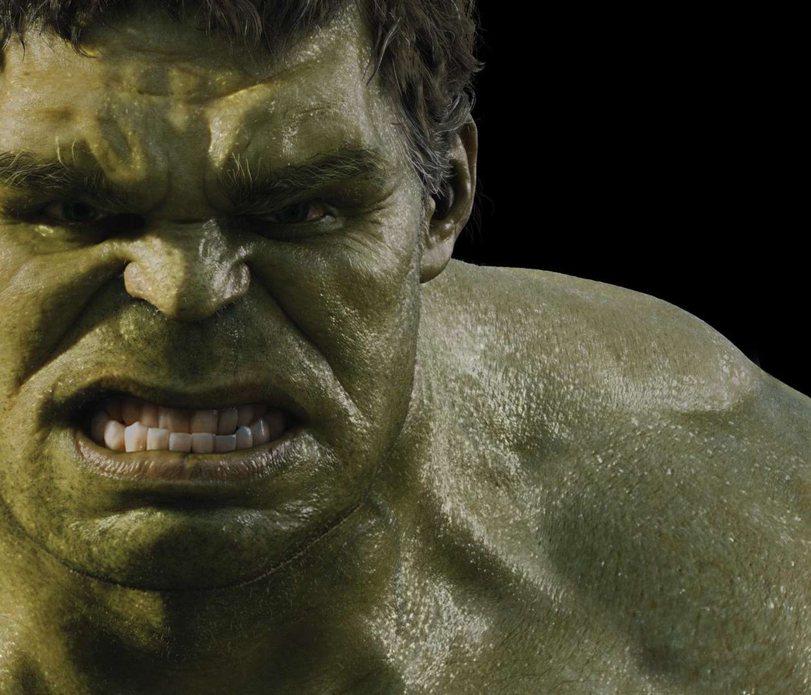 Incredible Hulk Rage Close-Up Wall Art