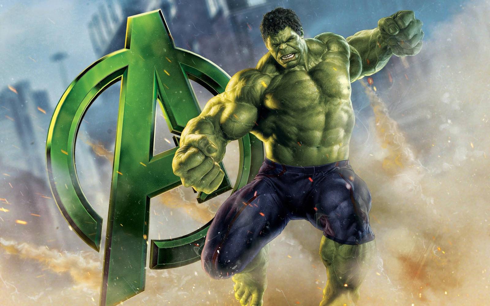 Hulk Avengers Logo Wall Art Wall Art