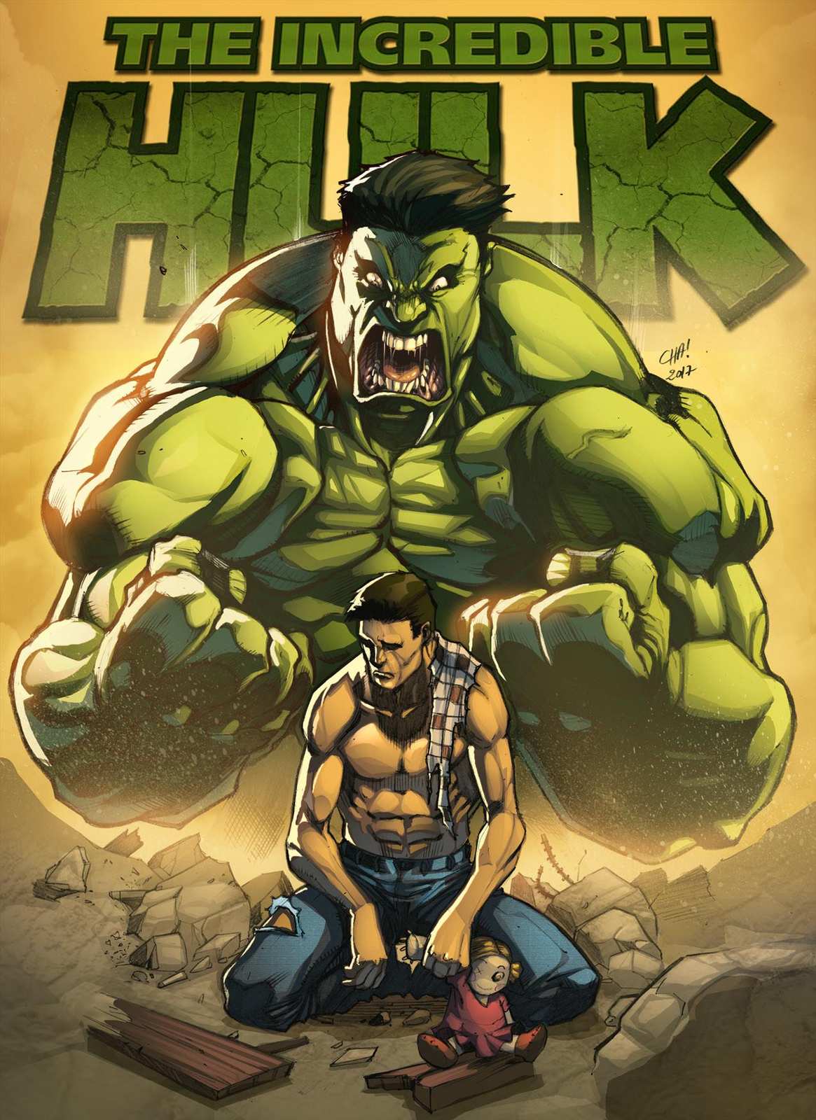 Incredible Hulk Smash Wall Art