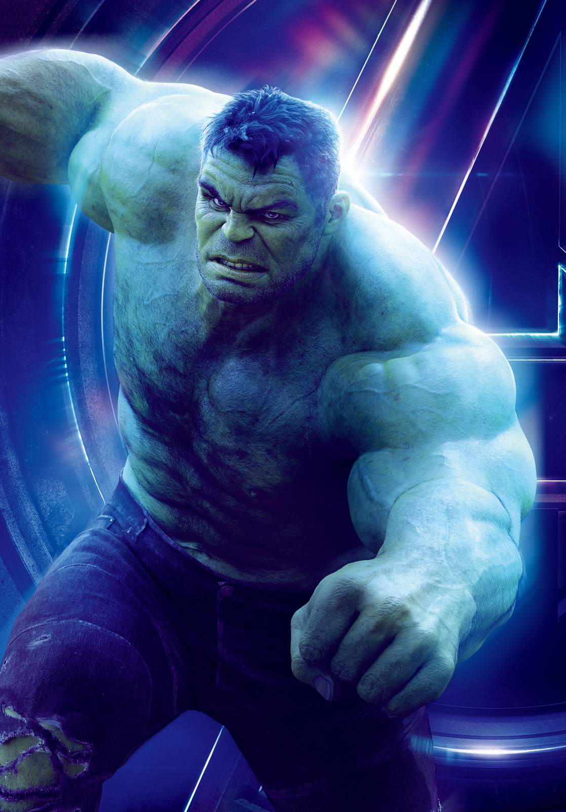 Furious Hulk Power Pose Wall Art