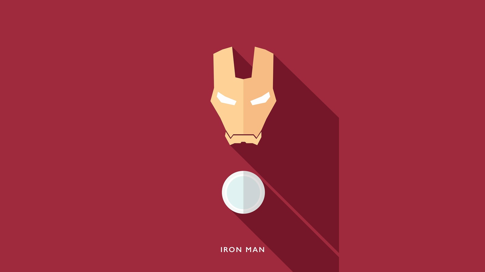 Minimalist Iron Man Mask Wall Art