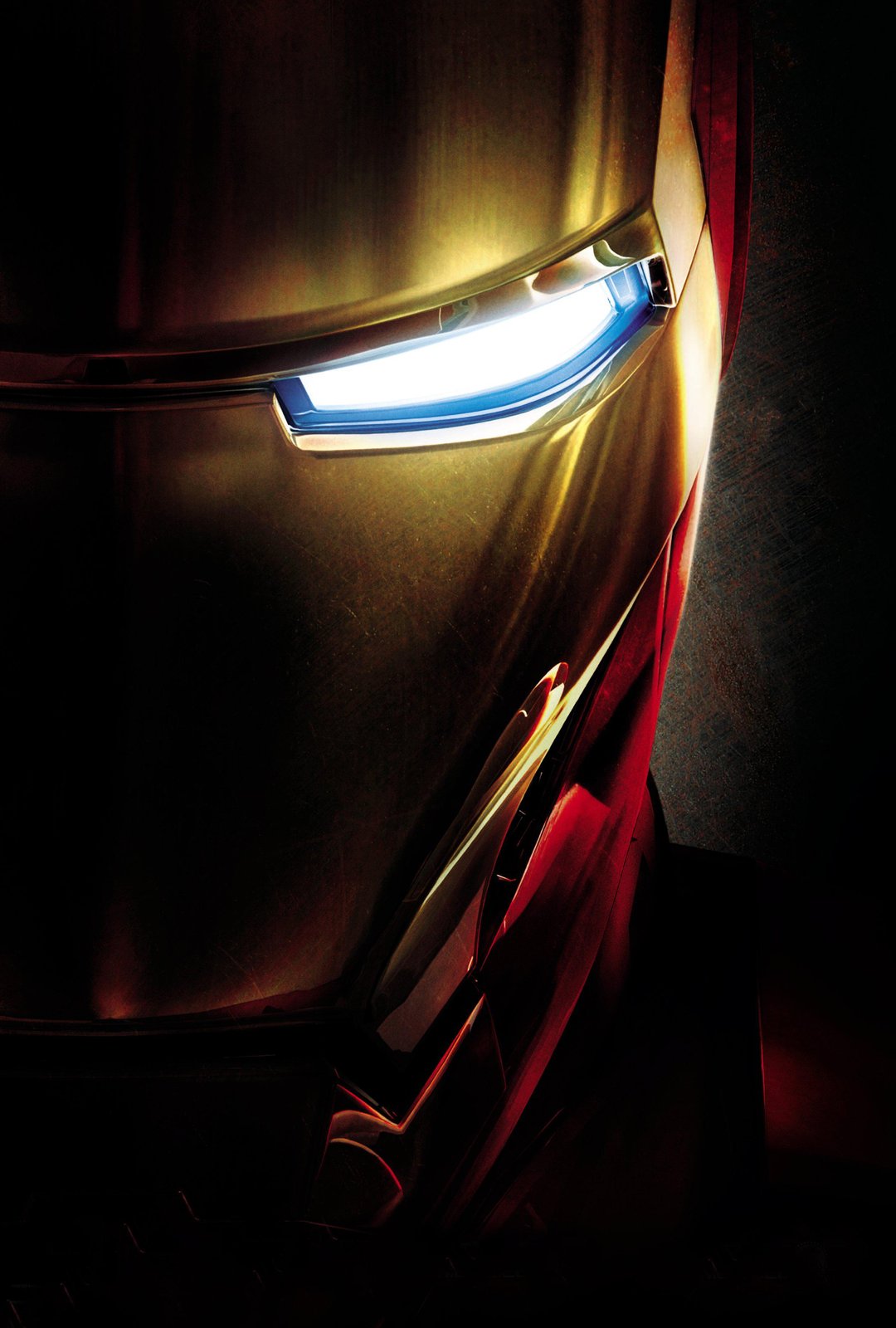 Iron Man Heroic Gaze Gold Wall Art