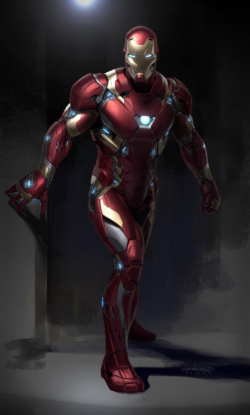 Iron Man Superhero Wall Art