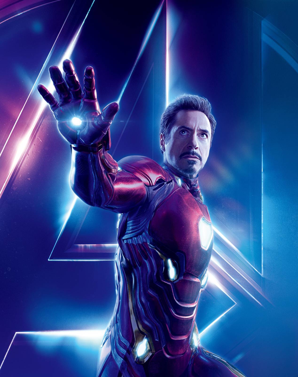 Iconic Iron Man Superhero Action Wall Art