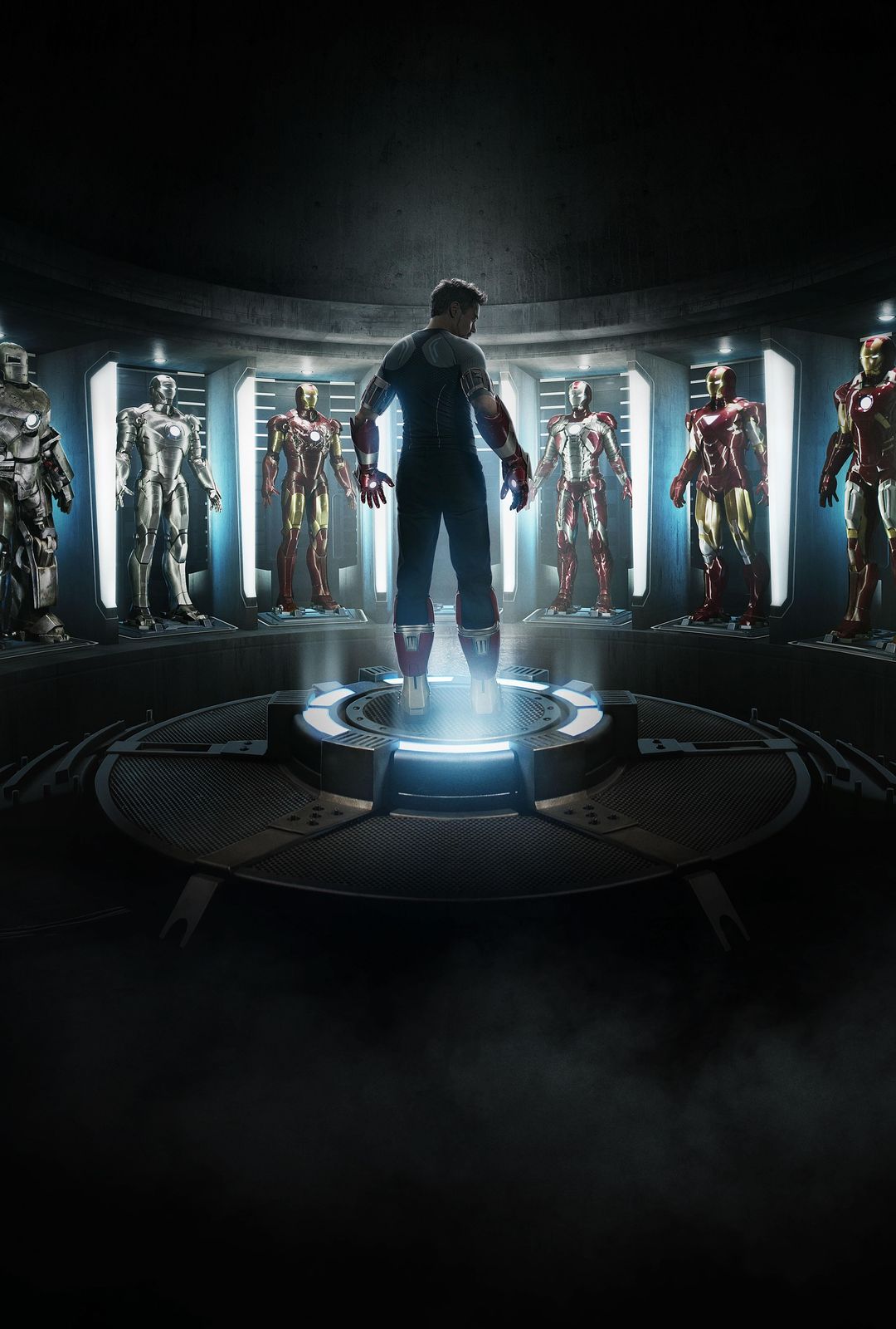 Iron Man Hall of Armor Wall Art