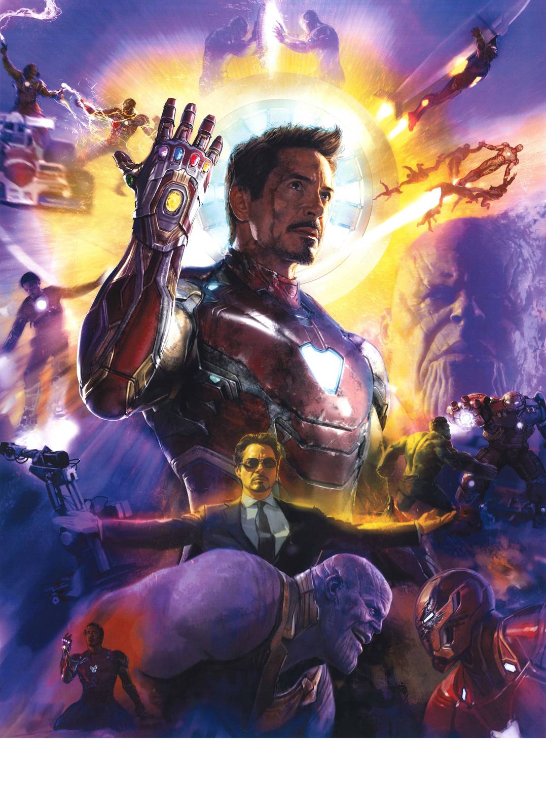 Avengers Endgame Epic Showdown Wall Art