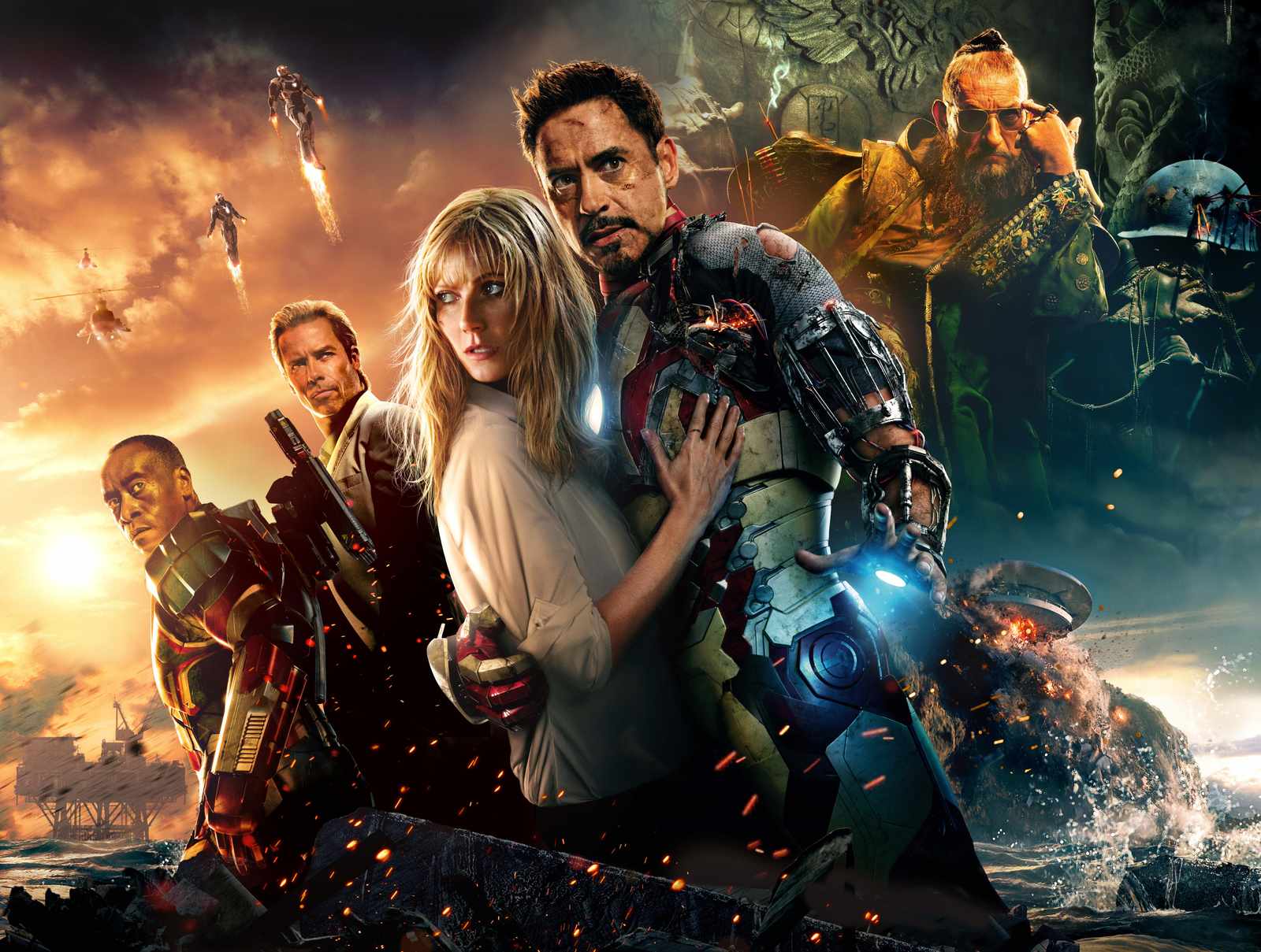 Epic Iron Man Action Movie Poster Wall Art