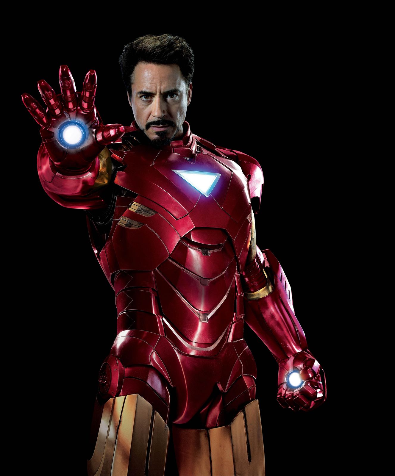 Iconic Iron Man Power Pose Wall Art