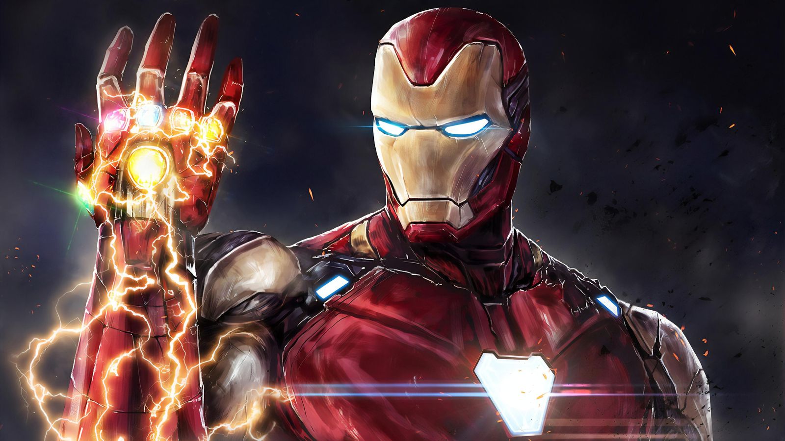 Epic Iron Man Infinity Gauntlet Wall Art