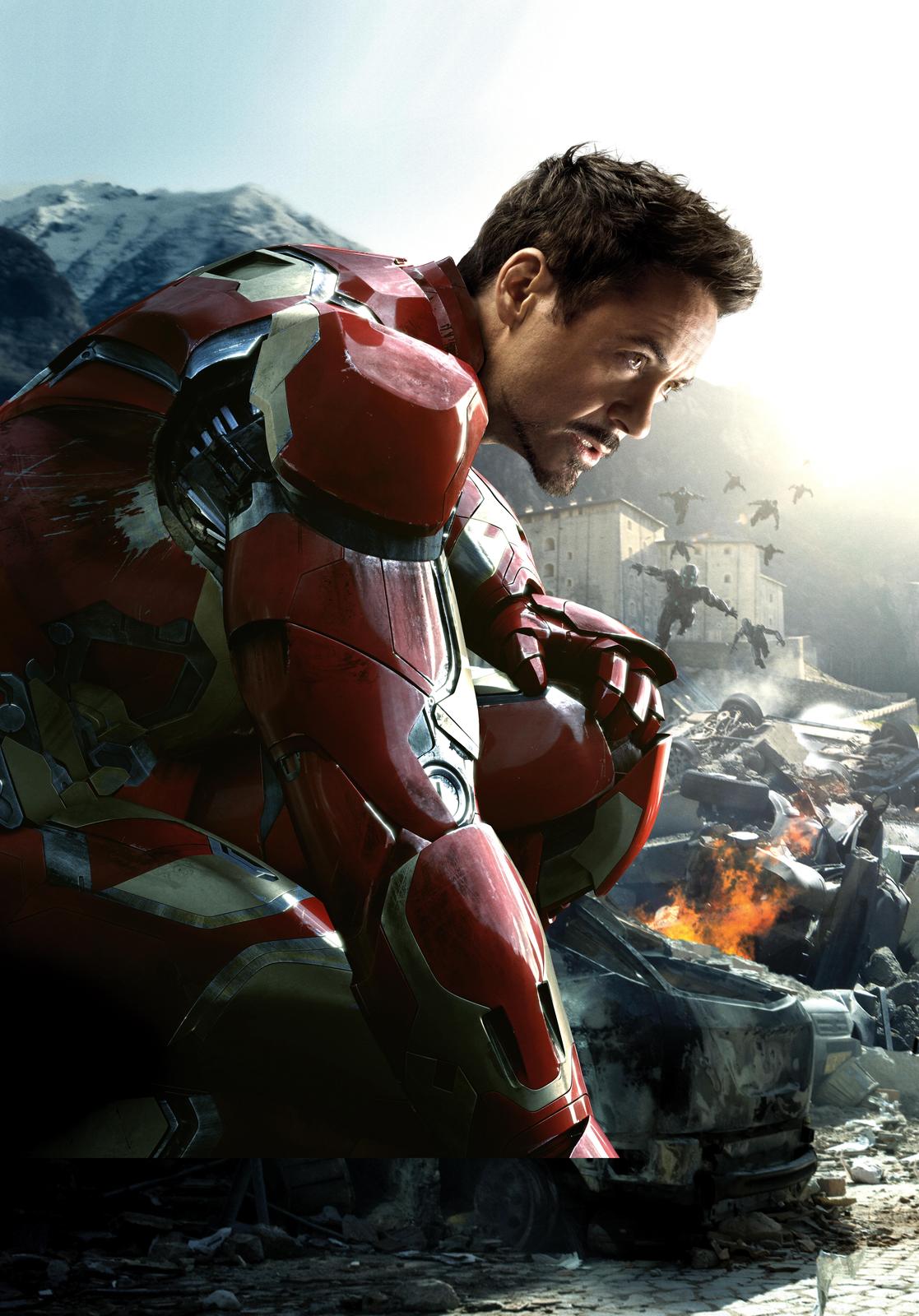 Iron Man Action Pose Wall Art