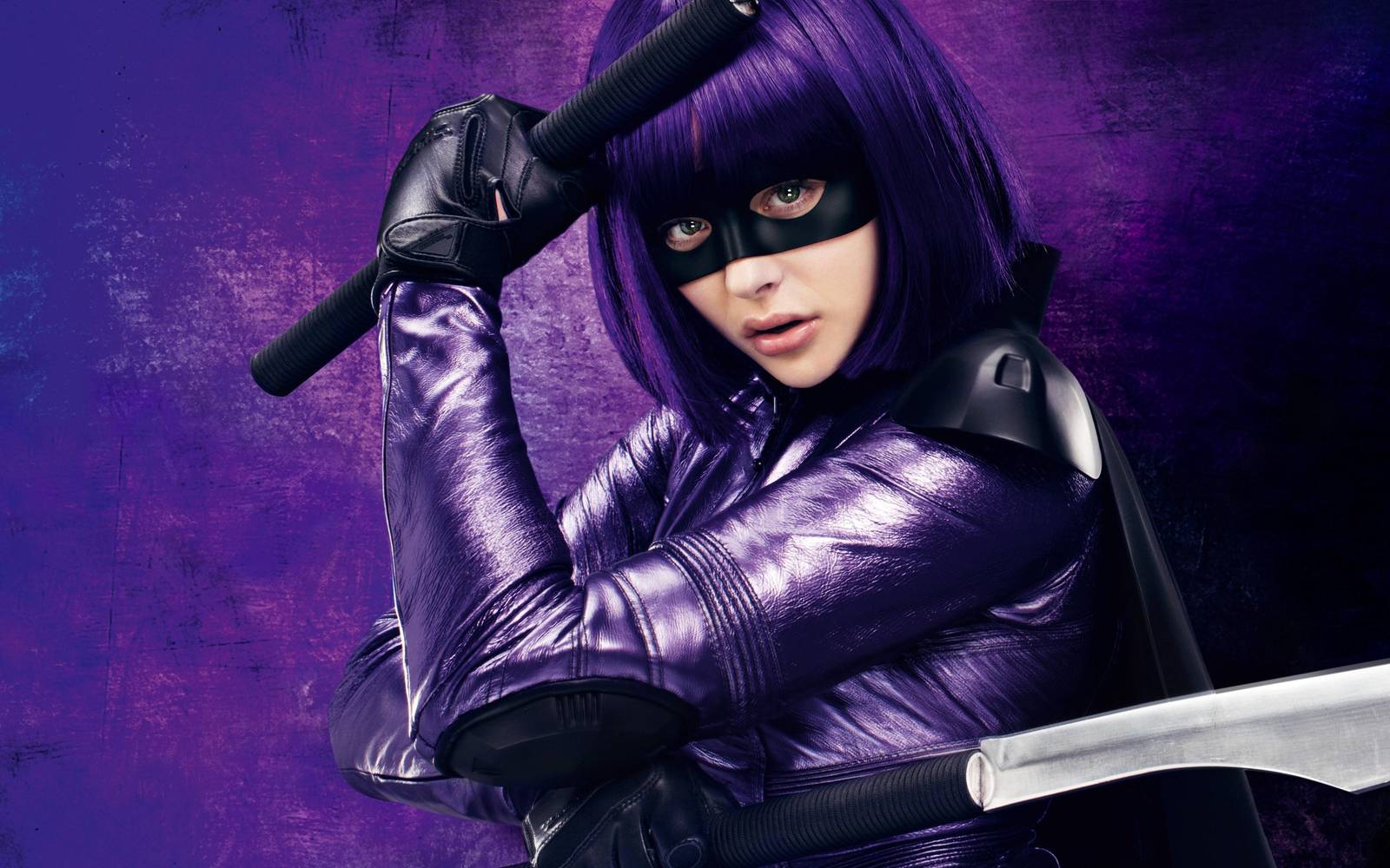 Hit-Girl Purple Power Wall Art