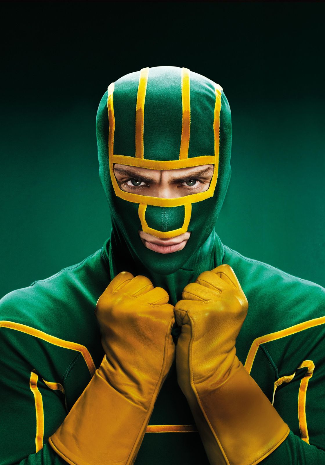 Bold Superhero Green & Yellow Wall Art