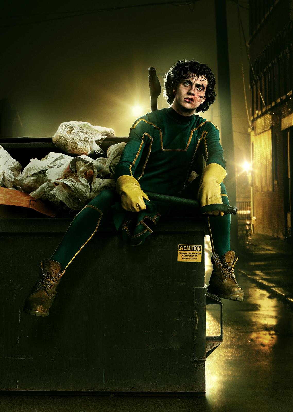 Urban Heroic Pose Kick-Ass Wall Art
