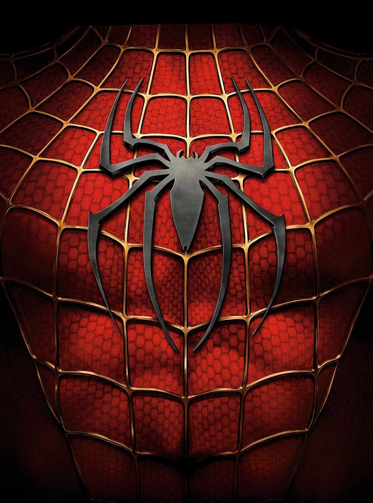 Spider-Man Emblem Red Textured Wall Art