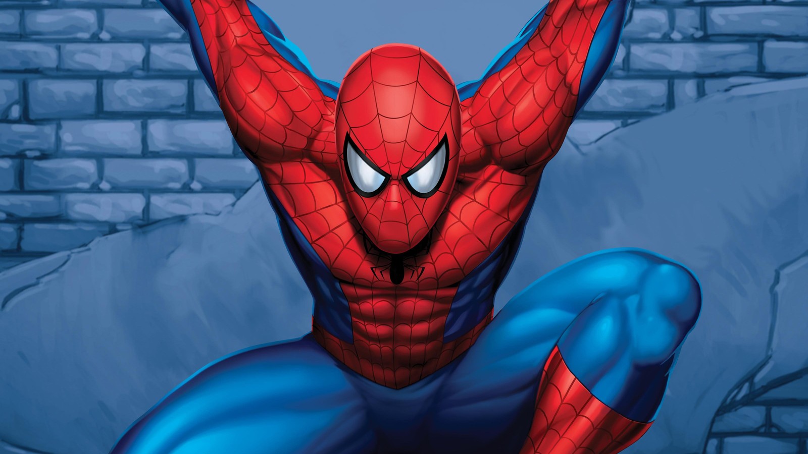 Dynamic Spider-Man Action Pose Wall Art