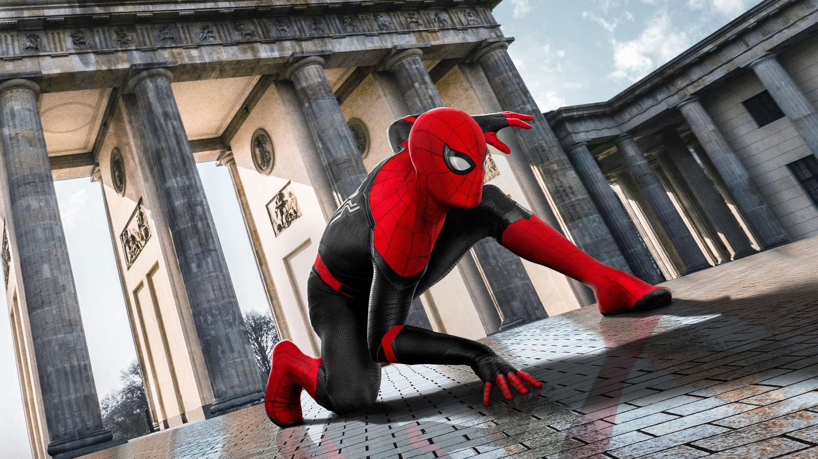 Epic Spider-Man Action Scene Wall Art