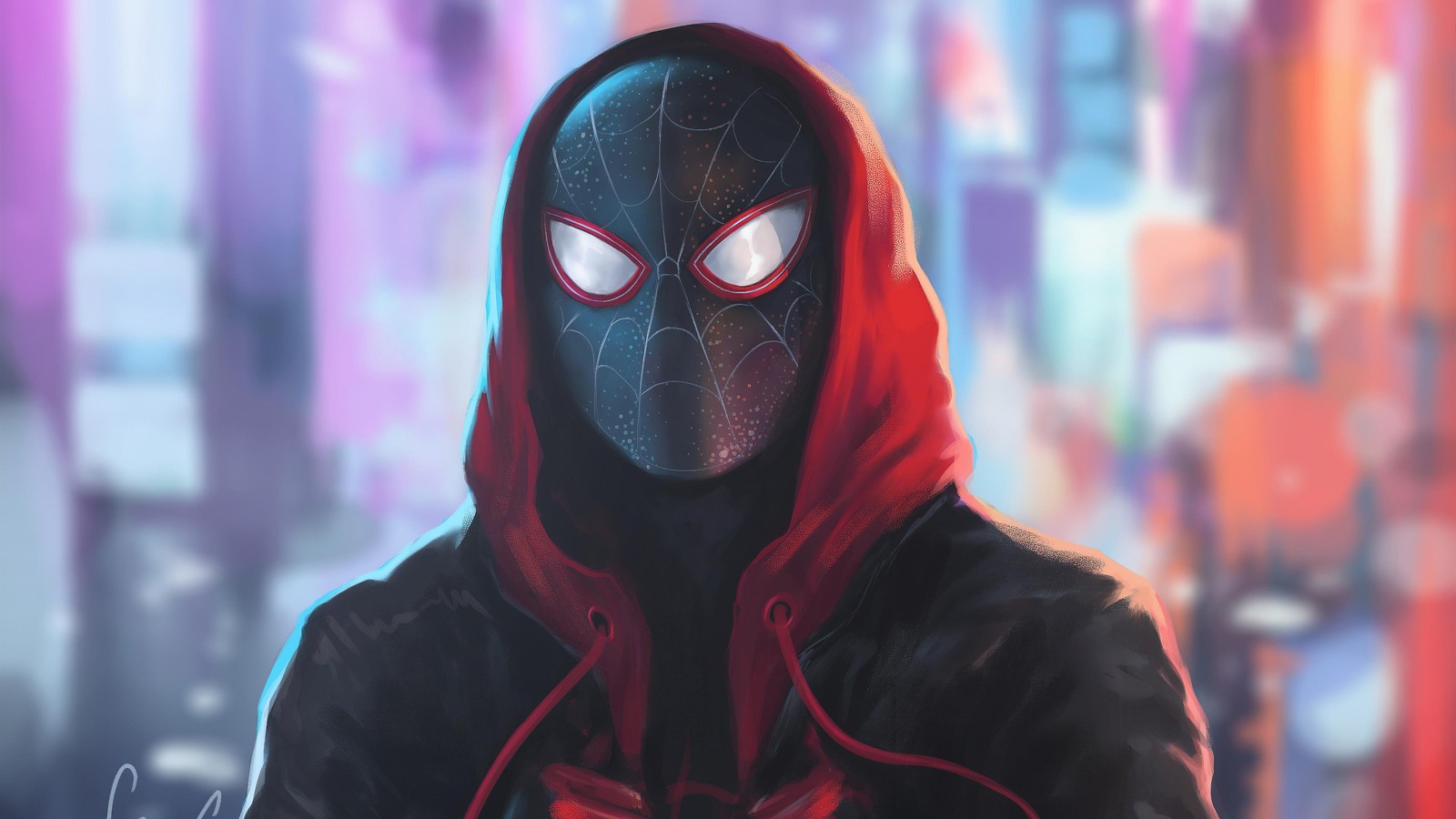 Miles Morales Hoodie Wall Art