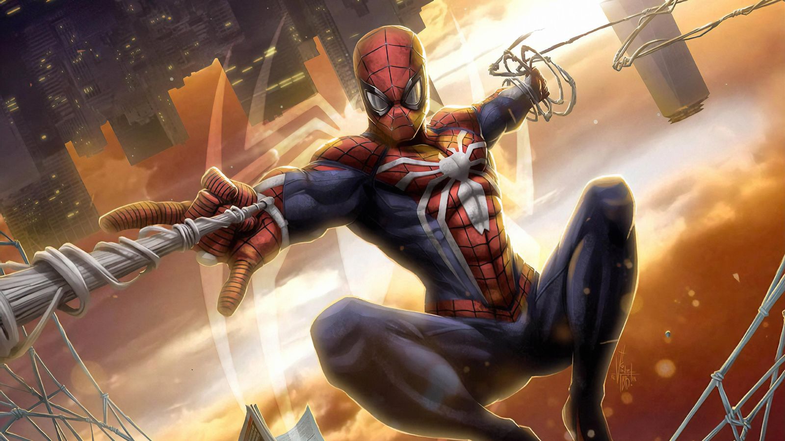 Spider-Man Dynamic Swing Wall Art