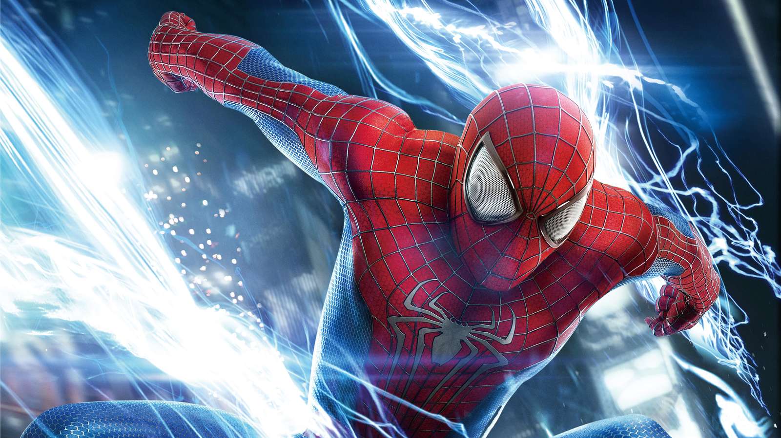 Amazing Spider-Man Lightning Action Wall Art