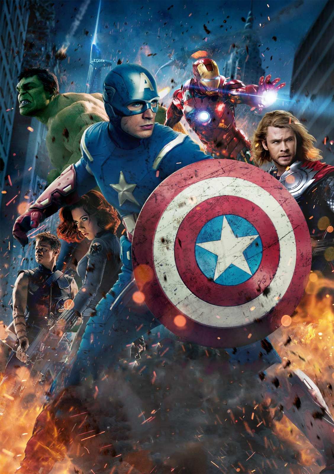 Avengers Assemble Epic Action Wall Art