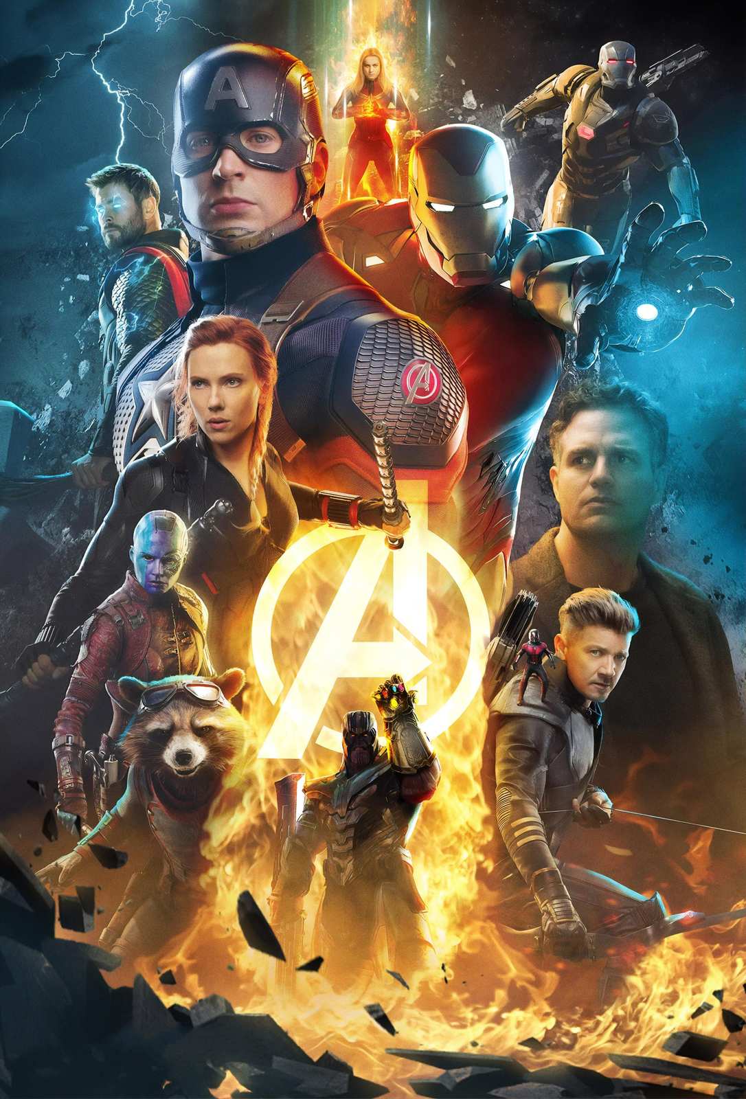 Epic Avengers Endgame Team Wall Art