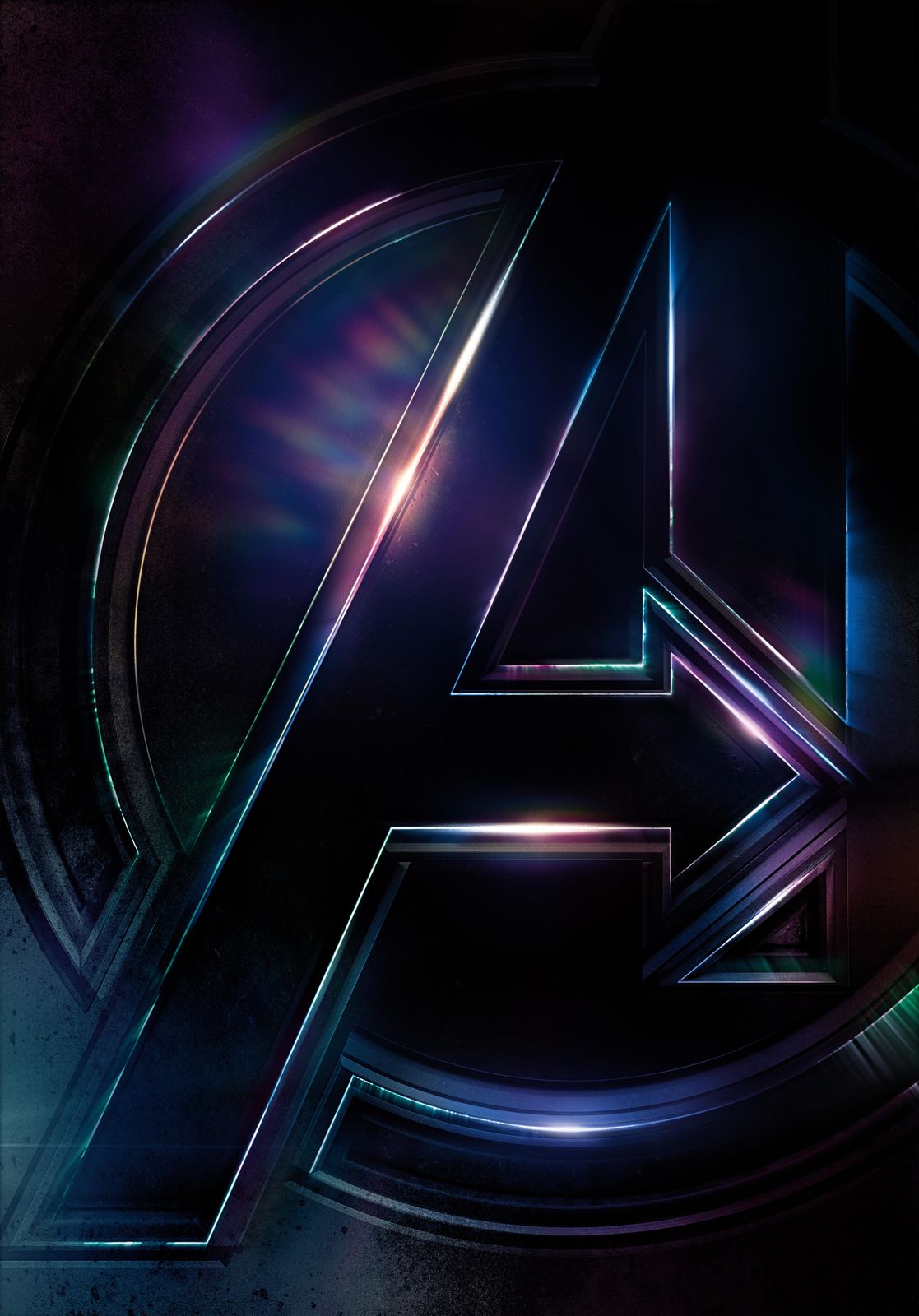 Epic Avengers Logo Metallic Aura Wall Art
