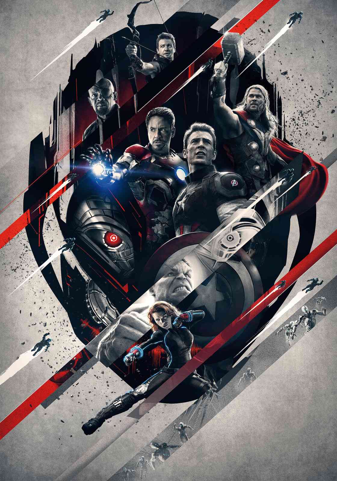 Avengers Age of Ultron Collage Wall Art