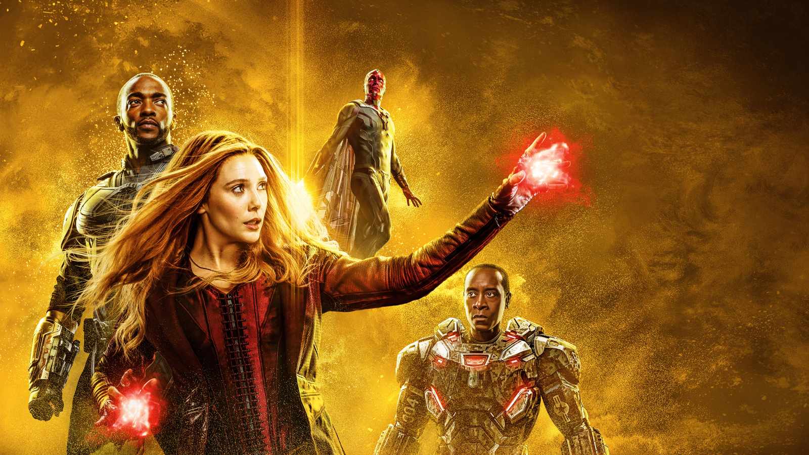 Avengers Scarlet Witch & Vision Wall Art