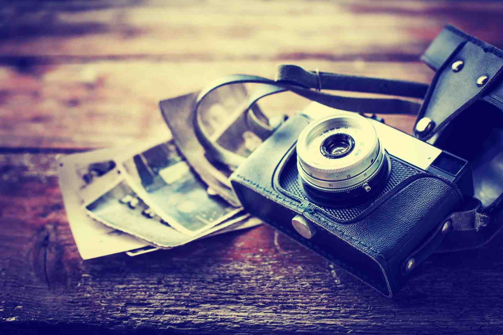 Vintage Camera & Photos Wall Art Wall Art