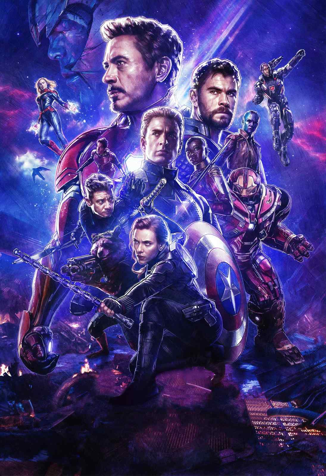 Epic Avengers Endgame Collage Wall Art