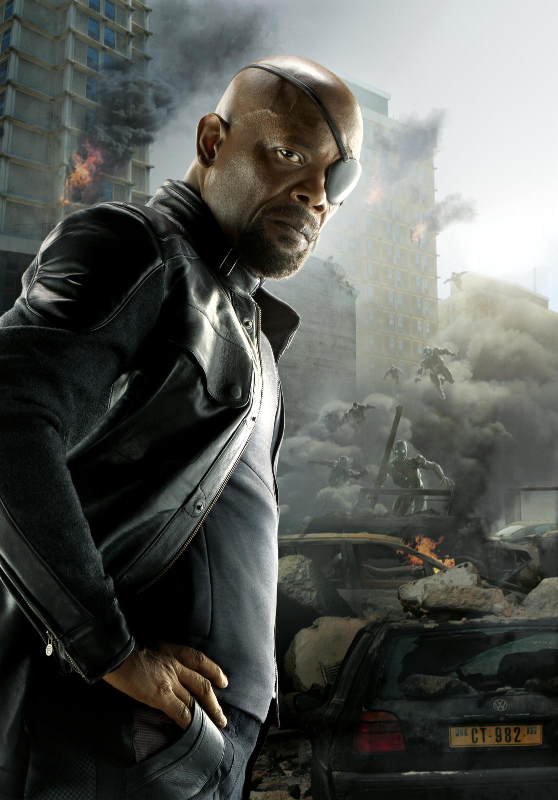 Nick Fury Action Scene Wall Art