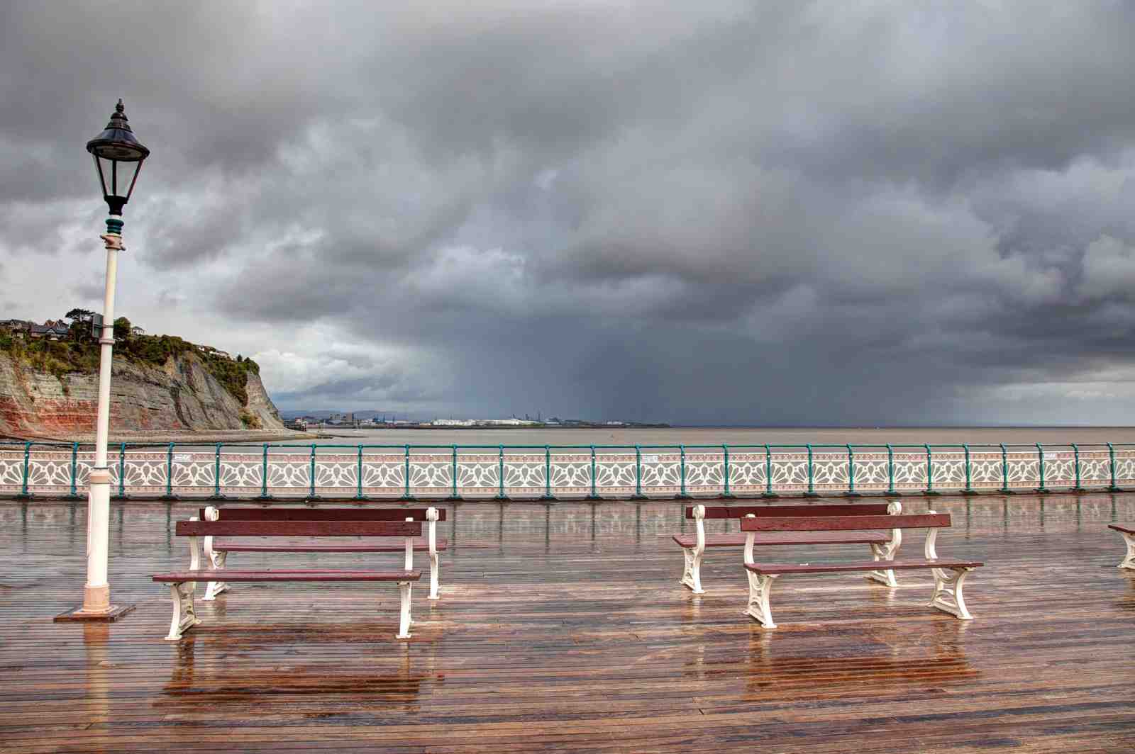 Stormy Pier Seascape Moods Wall Art