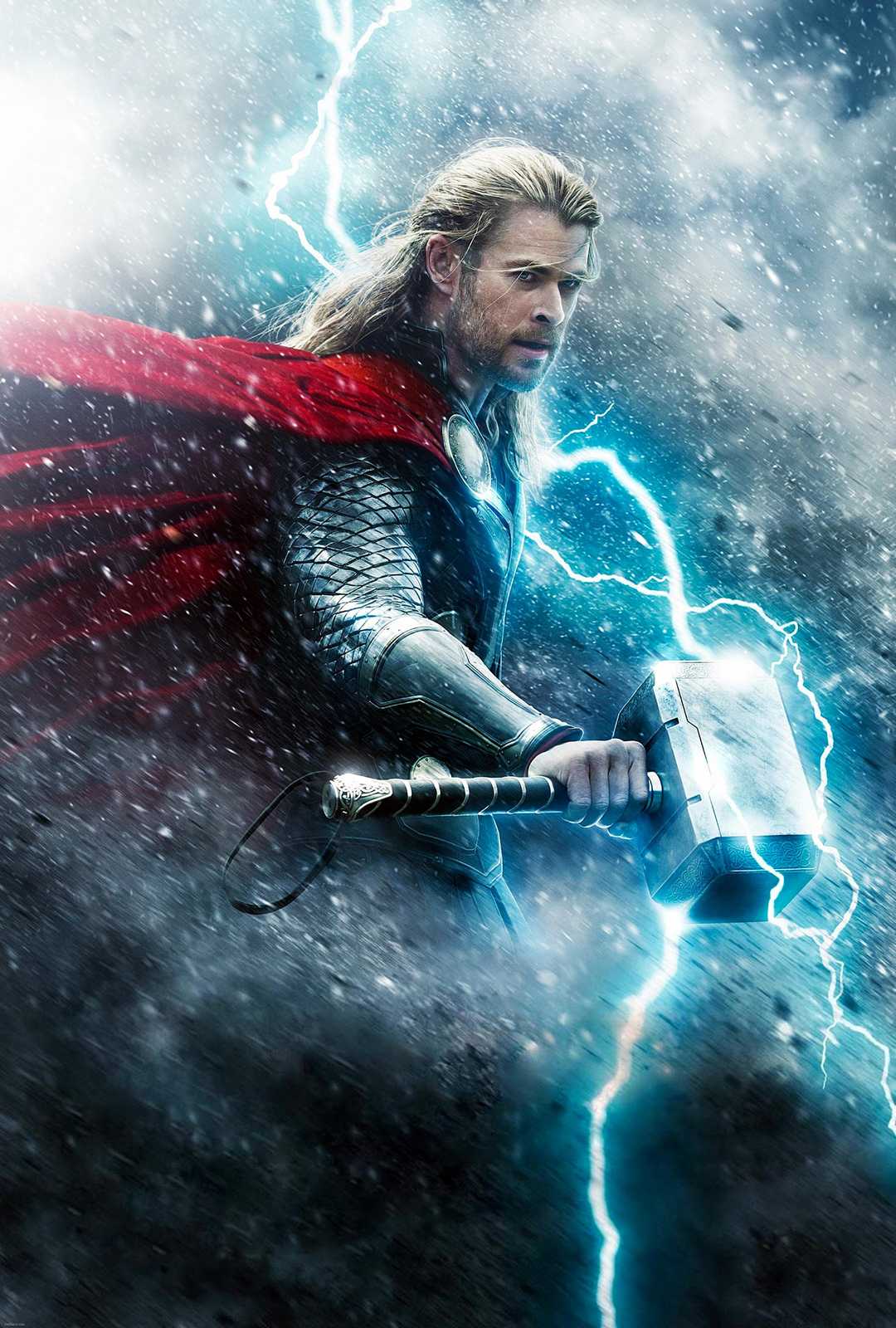 Thor Lightning Hammer Wall Art