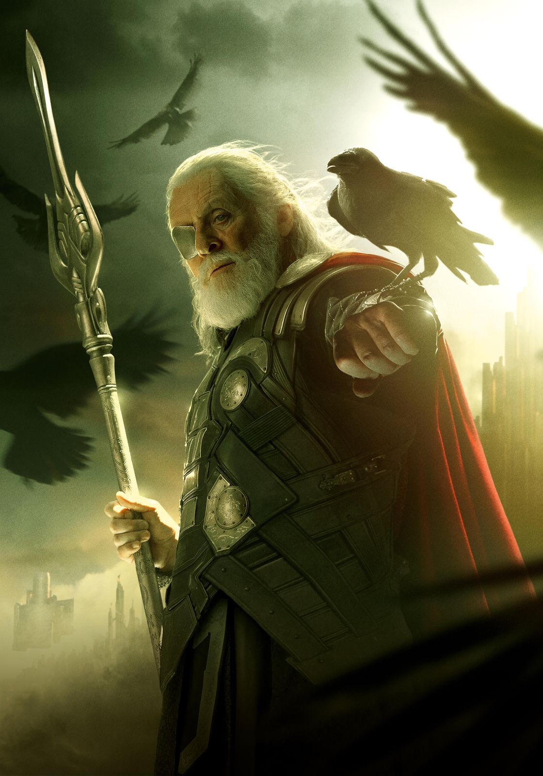 Odin The Allfather Raven Wall Art