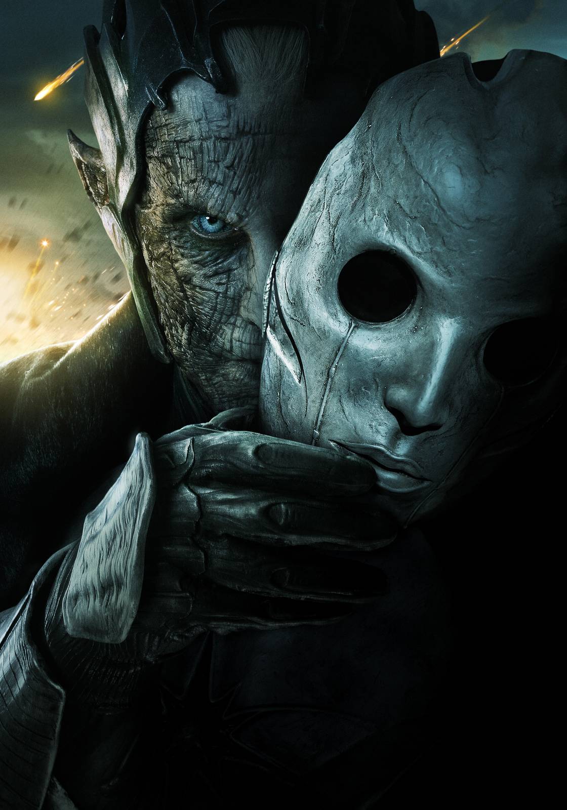 Mysterious Alien Mask Wall Art