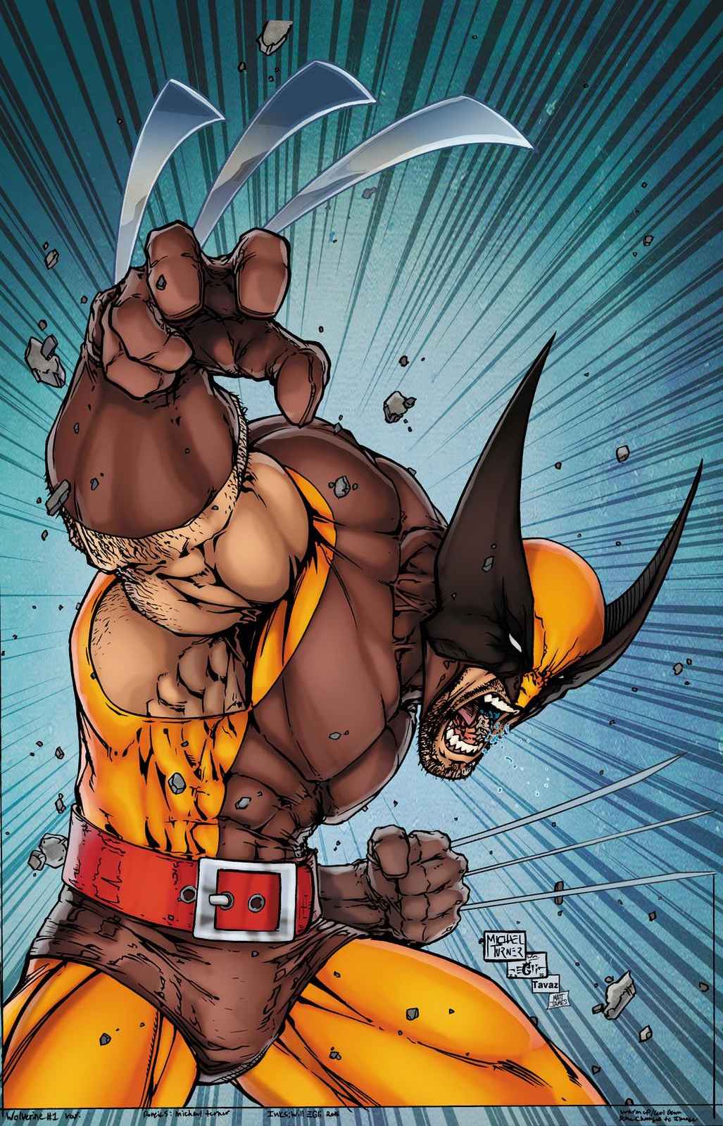 Unleash the Beast: Wolverine Action Wall Art