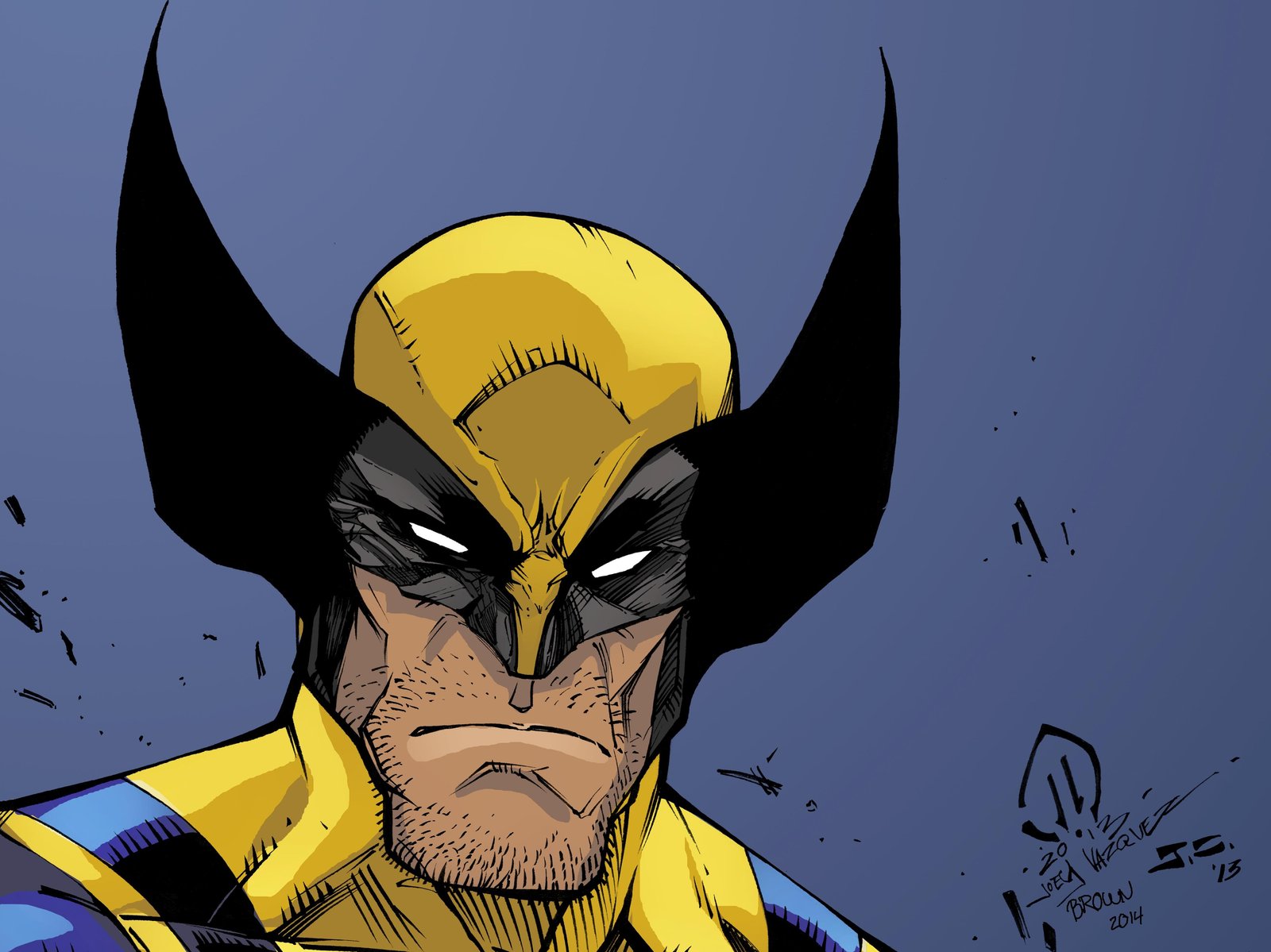 Wolverine Comic Art Wall Art