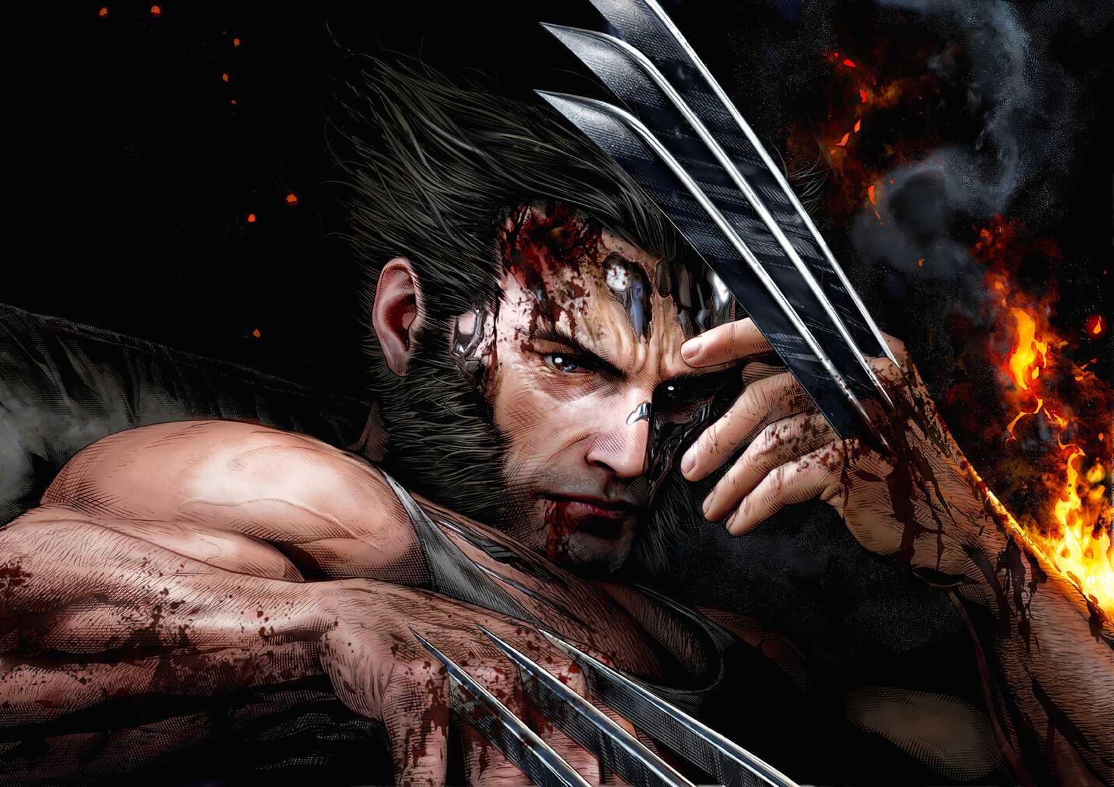 Wolverine Battle-Scarred Hero Wall Art