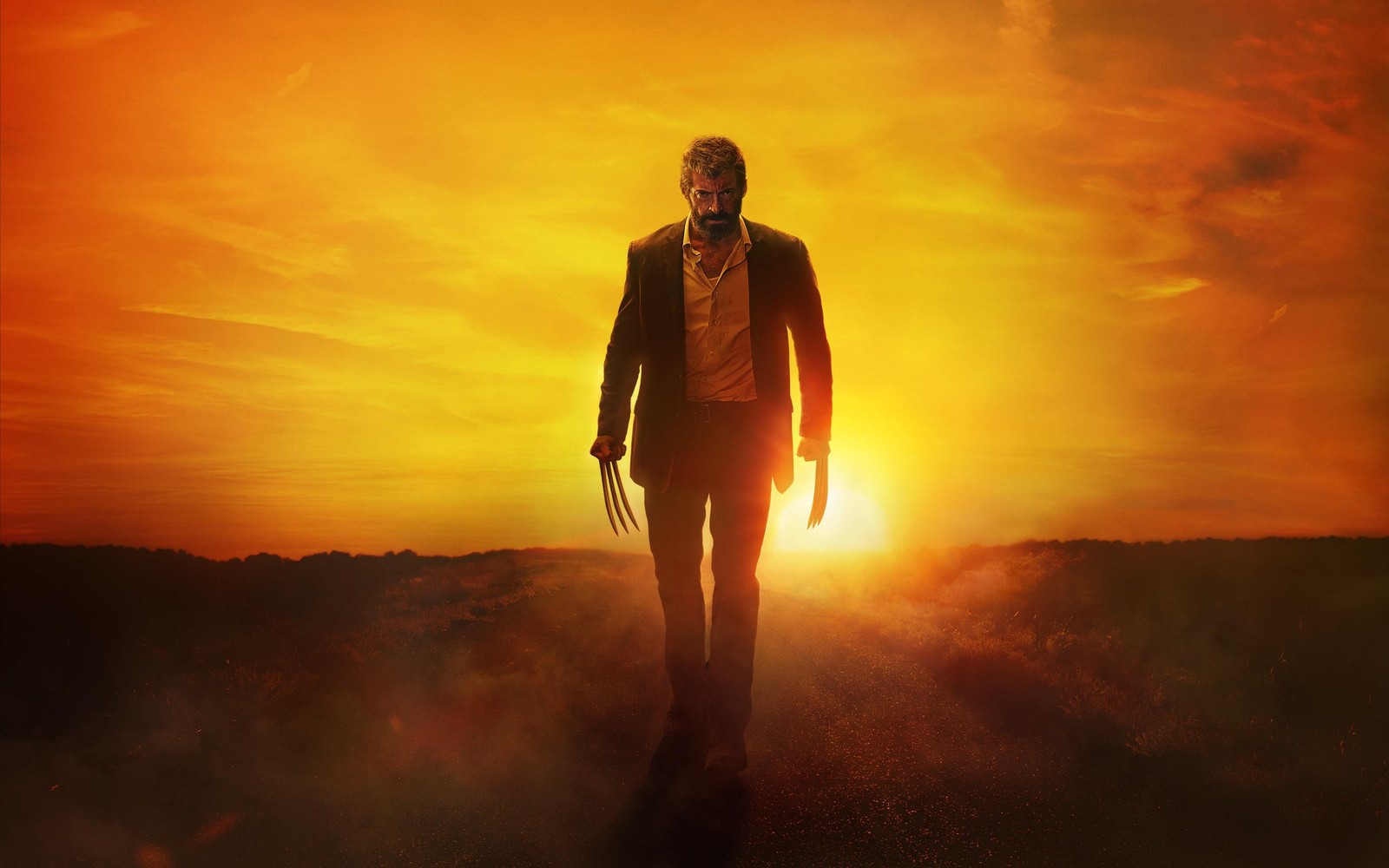 Epic Wolverine Sunset Wall Art