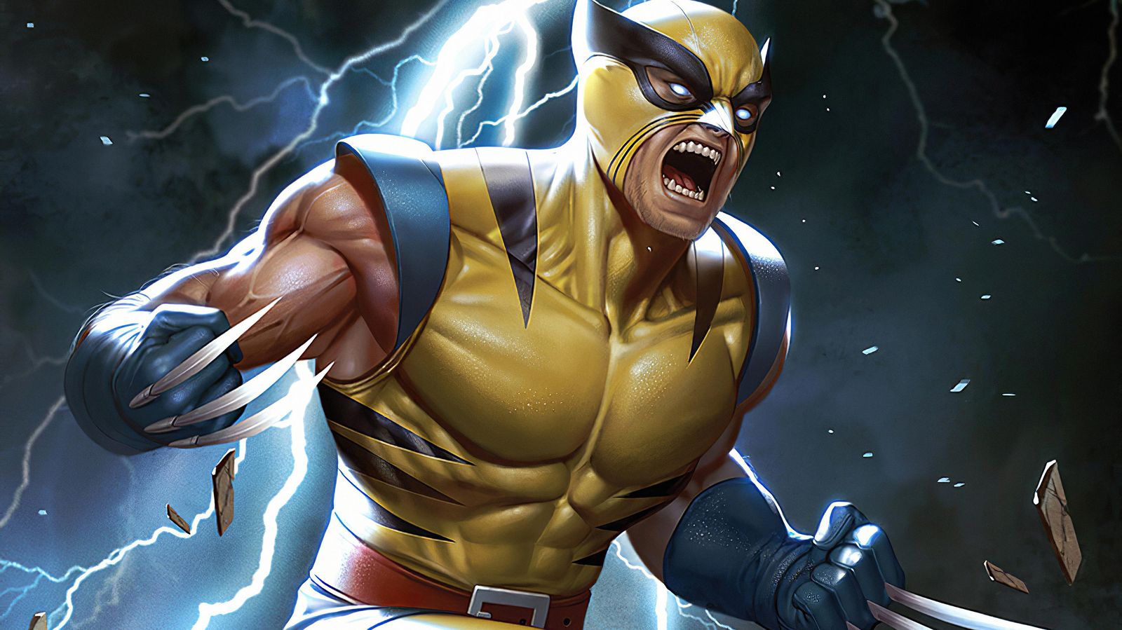 Wolverine Roaring Thunder Wall Art