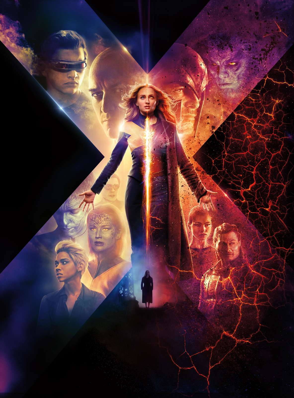 Dark Phoenix X-Men Movie Poster Wall Art