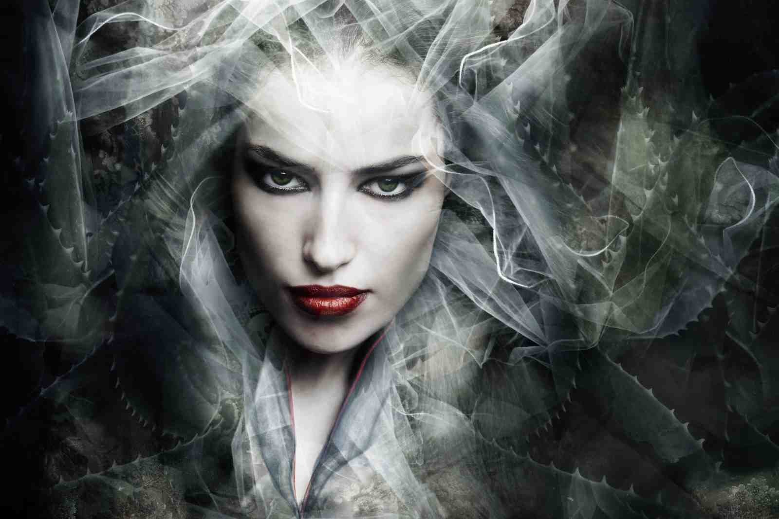 Mysterious Woman Portrait Wall Art