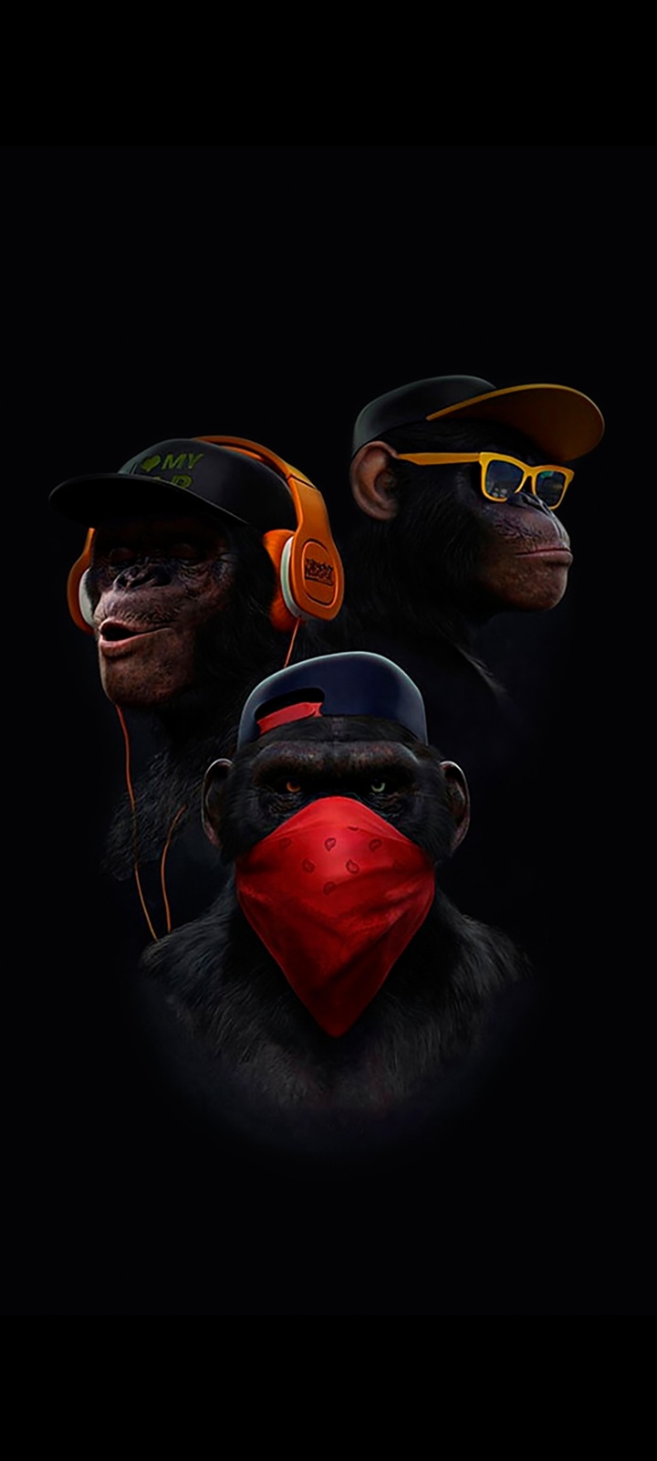 Urban Ape Trio Wall Art